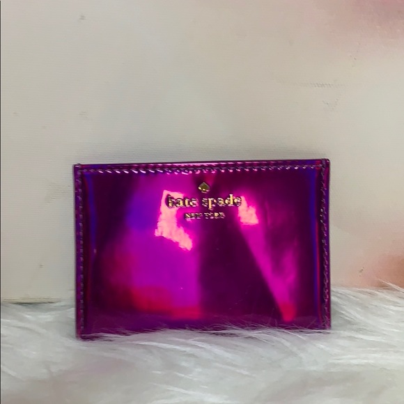 kate spade Accessories - Metallic purple Kate Spade ID card holder